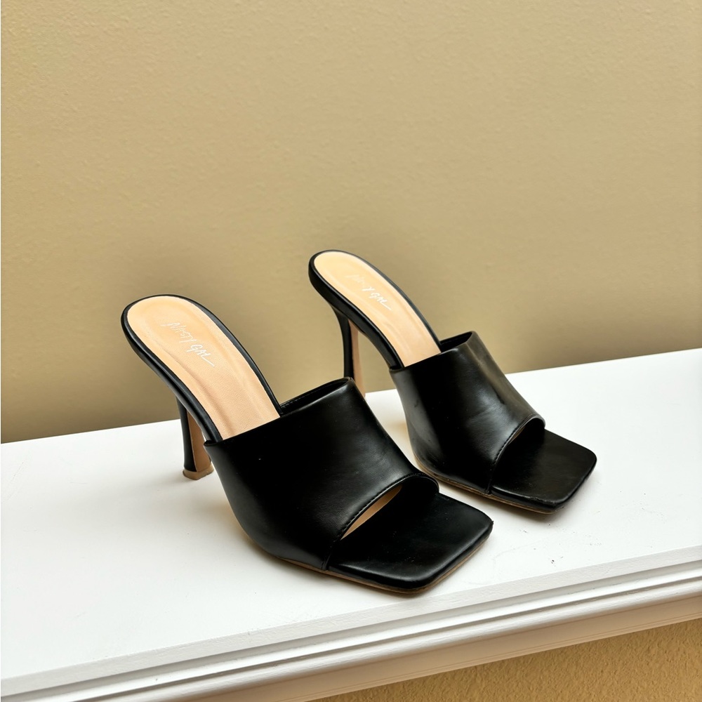 Black Sandaled High Heel